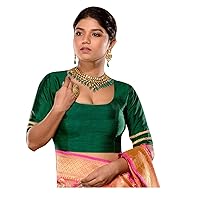 Women's Readymade Stitched Designer Party Wear Bollywood Indian Style Padded Blouse for Saree Crop Top Choli