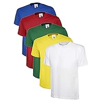 Uneek Clothing UC301 Classic T-Shirt Mixed 5 Pack