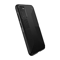 Speck Black Samsung Galaxy S20 Case - Drop Protection, Extra Grip, Scratch Resistant & Shock-Absorbent Case for Galaxy S20 - Slim Design Grip Protection Black Case - Grip Case - Presidio