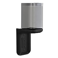Sanus Outlet Shelf - Holds Any Device Up to 10lbs & Installs in Seconds - Includes Standard & Decora Style Outlet Covers & Integrated Cable Management Channel - Works for Sonos & Smart Home Speakers