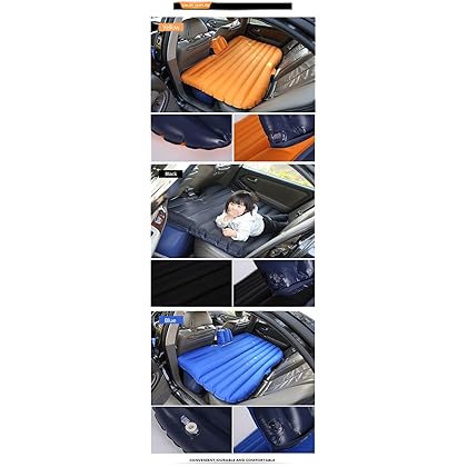SZSS-CAR Oxford Car Inflatable Mattress Inflation Bed Travel Air Bed Camping Rest Sleep SUV Back Seat Shock Bed Extra Mattress with Pillow