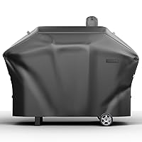 Utheer Pellet Grill Cover for Camp Chef, Upgraded Full-Length Smoker Cover, Heavy Duty Waterproof UV Resistant Cover for SmokePro DLX, PG24MZG, Woodwind, DLX 24 SmokePro 24 PG24XT PG24SG Pellet Grills