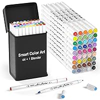 RUN HELIX Alcohol Markers 80 Colors,Dual Tip Permanent Art Markers