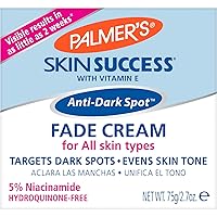 Skin Success Anti-Dark Spot Fade Cream with Vitamin E and Niacinamide, Helps Reduce Dark Spots and Age Spots, Suitable for All Skin Types 2.7 Ounce