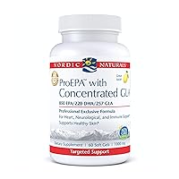 Nordic Naturals ProEPA with Concentrated GLA, Lemon - 60 Soft Gels - 1217 mg Omega-3 + 257 mg GLA - Heart, Neurological & Immune Support, Healthy Skin - Non-GMO - 30 Servings