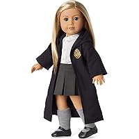 American Girl Harry Potter 18-inch Doll Hogwarts Uniform with Skirt Outfit and Robe Featuring School Crest, For Ages 6+