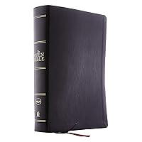 The NKJV, Open Bible, Black Leathersoft, Red Letter, Comfort Print (Thumb Indexed): Complete Reference System The NKJV, Open Bible, Black Leathersoft, Red Letter, Comfort Print (Thumb Indexed): Complete Reference System Imitation Leather