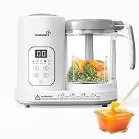 Baby Food Maker | Baby food Processor | All-in-One Baby Food Puree Blender Steamer Grinder Mills Machine Auto Cooking & Grinding with Self Cleans Touch Screen LCD Display, BPA Free