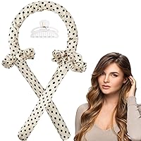 Heatless Curler - FAVIRZCE Hair Rollers Heatless Curling Rod Headband for Long Hair Soft Silk Curl Ribbon with Hair Scrunchies Clips Hair Curlers to Sleep in Styling Tools