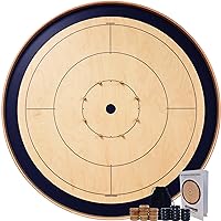 The Crokinole Canada Board (with Branding) - Tournament Style Crokinole Board Game Set (Meets NCA Standards)