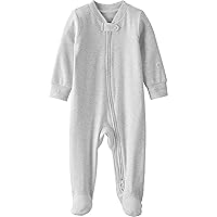 little planet by carter's unisex-baby Sleep and Play made with Organic Cotton, Gray, NB