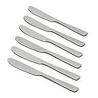 Nocha Everyday Flatware Cocktail Spreaders, Set of 6, 18/0 Stainless Steel, Silverware Set