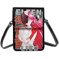 Anime Elfen Lied Lucy Small Cell Phone Purse Fashion Mini With Strap Adjustable Handba For Women Female