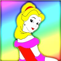 Cute Princess Coloring Book Game