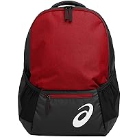 ASICS TEAM BACKPACK, OS, TEAM RED HEATHER