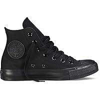 Converse Unisex Chuck Taylor All Star High Top Sneakers (5.5 D(M) US, Black Monochrome)