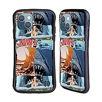Head Case Designs Officially Licensed Jaws Collage Art Graphics Hybrid Case Compatible with Apple iPhone 13