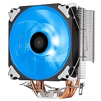 SilverStone Technology SST-AR12-RGB - Argon CPU Cooler with 4 Heat Pipes, Direct Contact Heatpipe Technology and 120 mm PWM RGB Fan