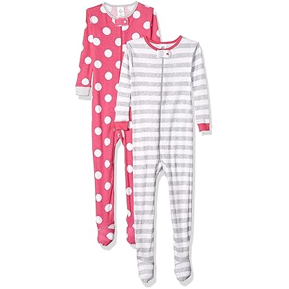 Gerber Baby-Girls 2-Pack Footed Pajamas