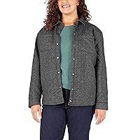 Dickies Women's Plus Size Quilted Flannel Shirt Jacket