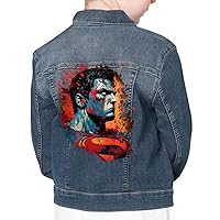 Superhero Kids' Denim Jacket - Colorful Jean Jacket - Bright Denim Jacket for Kids
