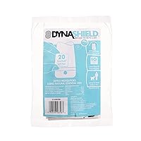 DynaTrap DynaShield DS1000R20BG Repellent 20 Pack, 20 Refill Pads, White
