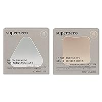 SUPERZERO Shampoo and Conditioner Set for Thinning Hair, No synthetic fragrances