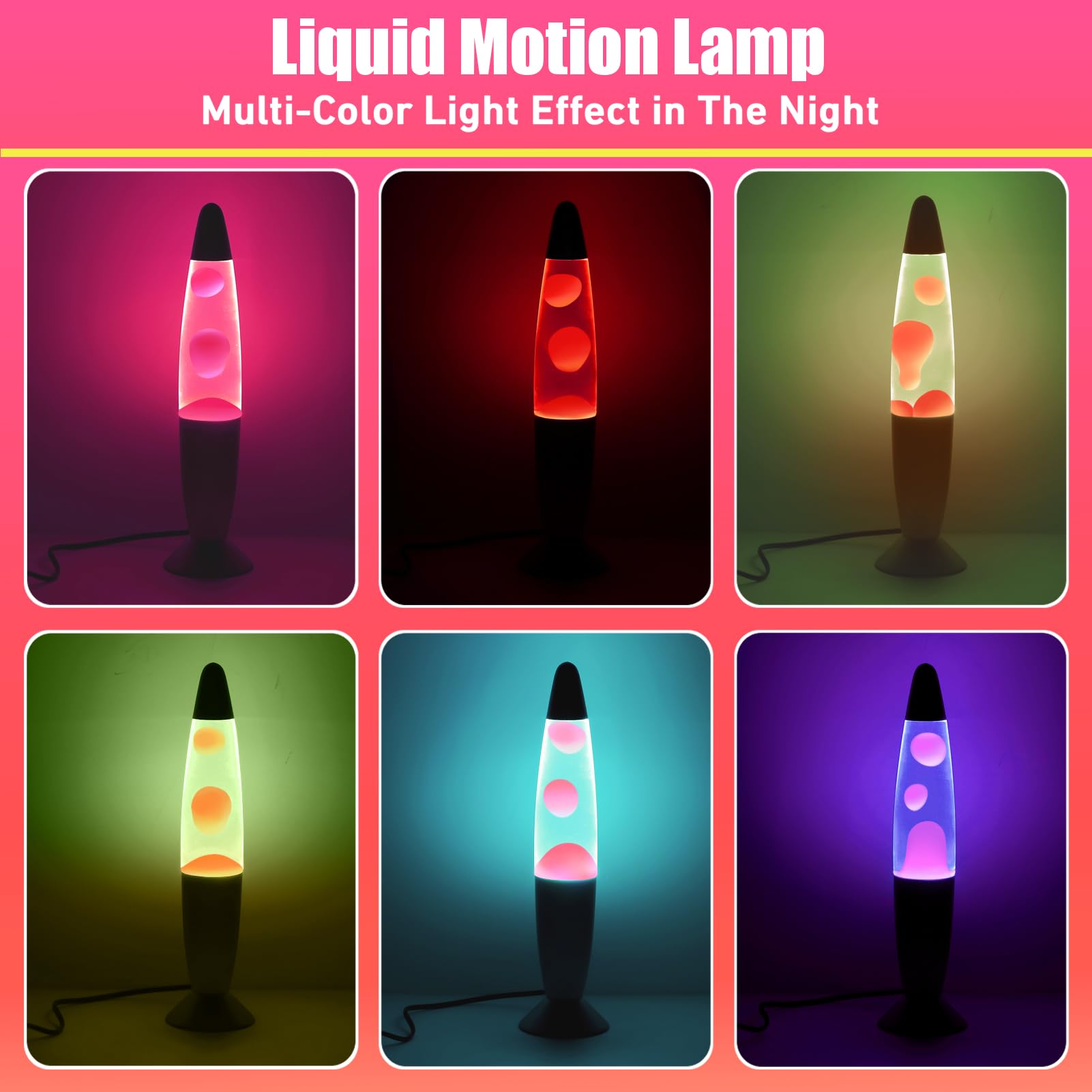 Dalavalampa Color Changing Liquid Motion Lamp, 13