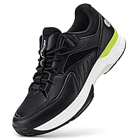 FitVille Men's Wide Tennis Shoes, 2E, 4E, Wide, All-Court, Tennis Shoes, Athletic Shoes, Hard Coat, Pickleball Shoes, Lightweight, Anti-Slip, Beginners