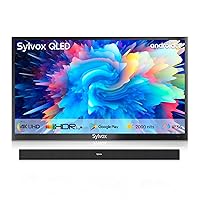 SYLVOX Outdoor TV with Soundbar & TV Cover, 4K QLED Outdoor TV 65