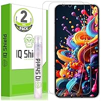IQShield 2 Pack Screen Protector for Nothing Phone 2 Anti-Scratch Anti-Bubble Clear TPU Film