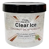 AmPro Pro Styl Clear Ice Gel - Coconut for Women - 32 oz Gel