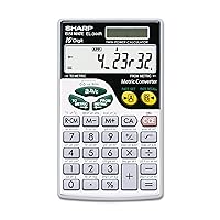 Sharp EL344RB EL344RB Metric Conversion Wallet Calculator 10-Digit LCD
