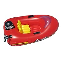 Swimline Speedboat Inflatable Kids Float, Red, 45