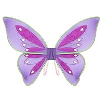 iiniim Girls Butterfly Fairy Wings Halloween Angel Elf Wing Dress Up Birthday Party Favors Type D Dark Blue One Size