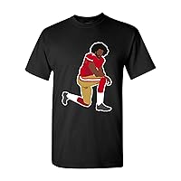 7 Kneel Stand Football Protest Front & Back DT Adult T-Shirt Tee