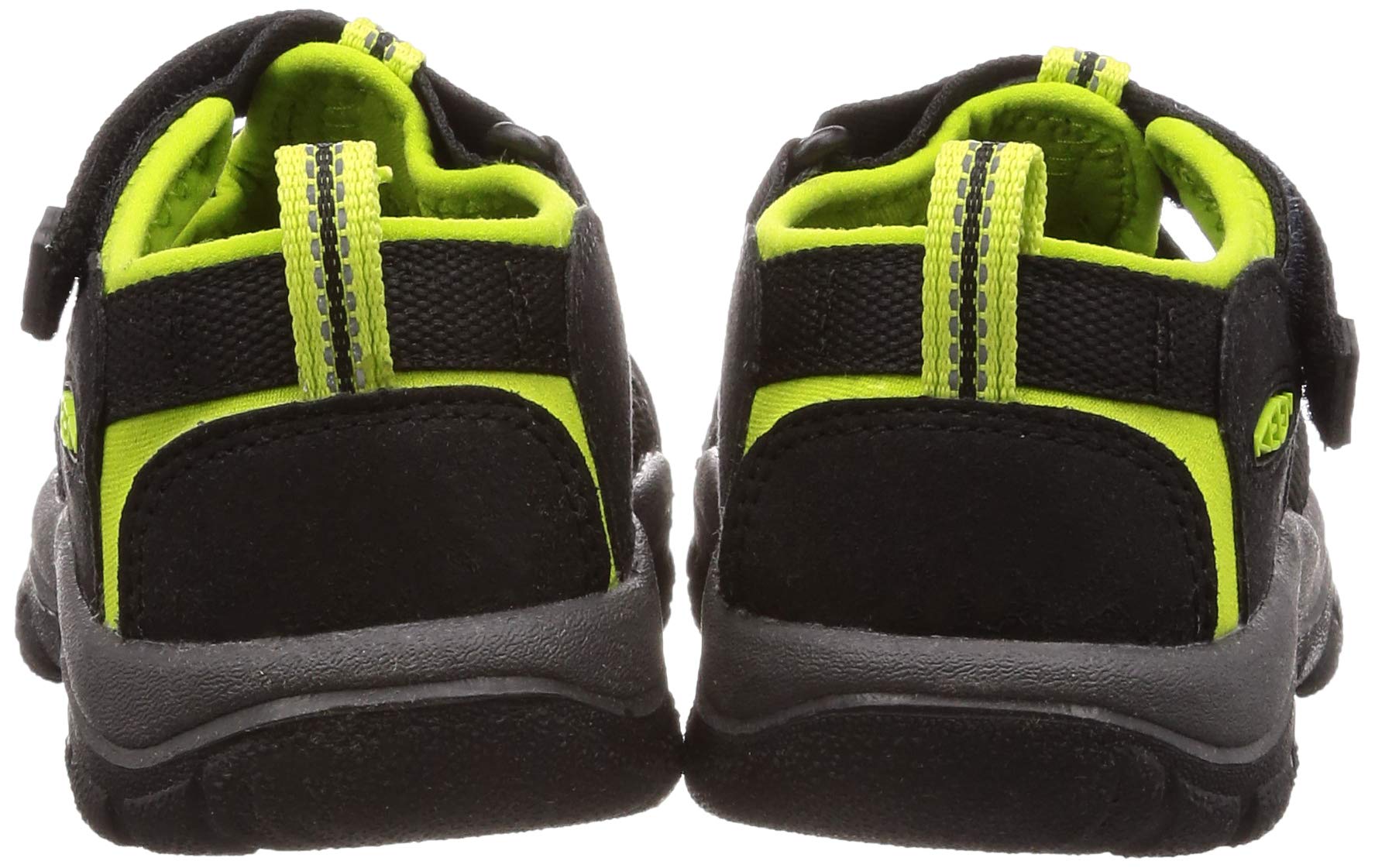 KEEN Toddler (1-4 Years) Newport H2 Black/Lime Green Sandal - 8 M US Toddler
