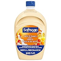 Softsoap Antibacterial 50oz White Tea & Berry Hand Soap & 50oz Milk & Honey Hand Soap Bundle