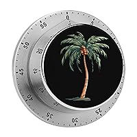Coconut Palm Tree Kitchen Timer Countdown Cooking Timer Reminder Wind Up Timer for Home Study