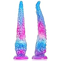 Fantasy Tentacle Dildo Sex Toys - 12.9'' Huge Anal Dildo Adult Toy, Strong Suction Cup Monster Dildo Anal Toys for C U G-Spot Stimulation, Silicone Horse Dildo Machine for Men Women Couples Sex Toy