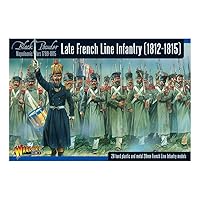 Black Powder Napoleonic Wars Late French Line Infantry 1812-1815 Military Table Top Wargmaing Plastic Model Kit WGN-FR-10