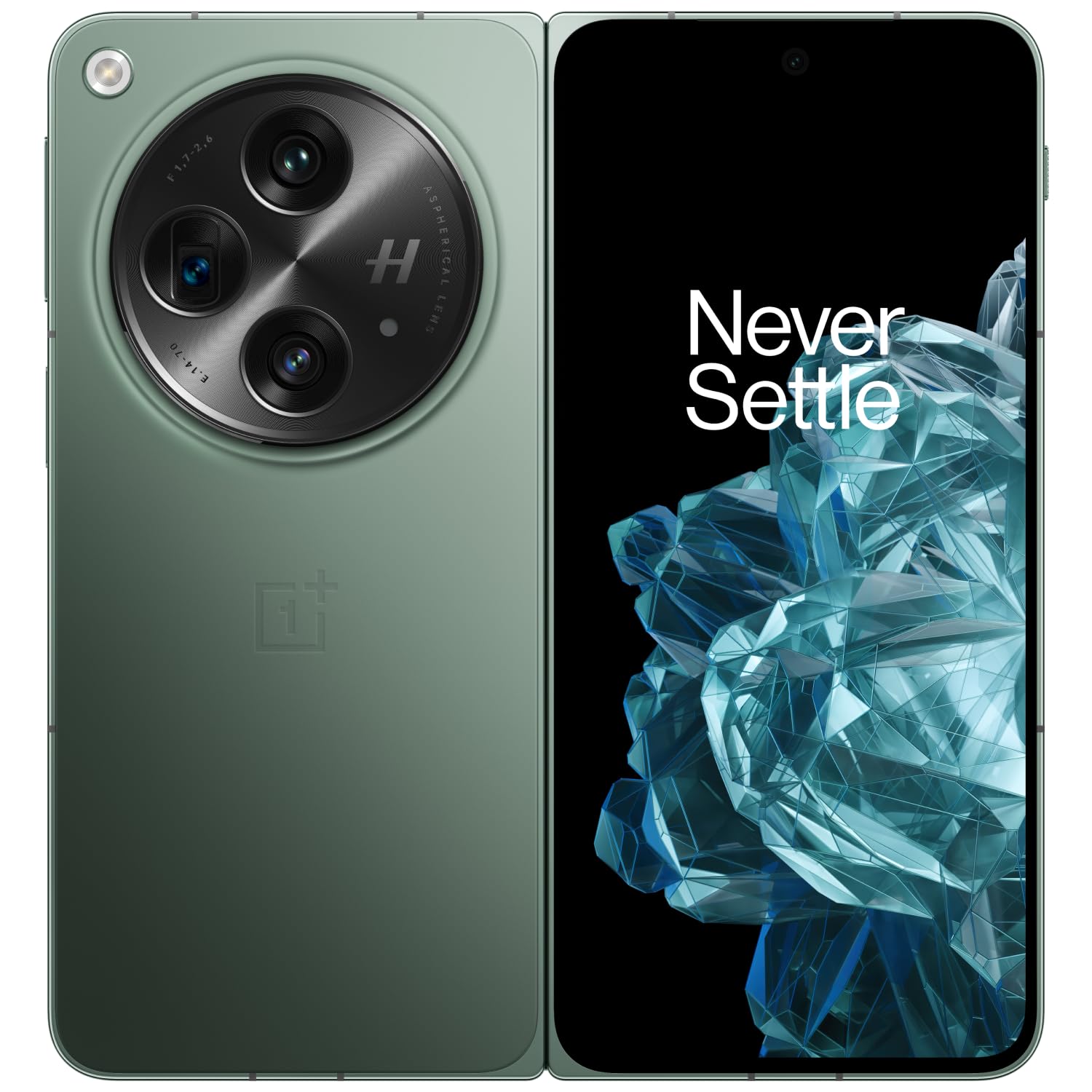 OnePlus Open, 16GB RAM+512GB, Dual-SIM, Emerald Dusk, US Factory Unlocked Android Smartphone, 4805 mAh Battery, 67W Fast Charging, Hasselblad Camera, 120Hz Fluid Display