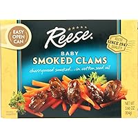 Smoked Baby Clams, 3.66-Ounces (Pack of 10)