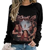 Shirt Women Casual Crewneck Sweatshirts Fashion Loose Pullover Sweaters
