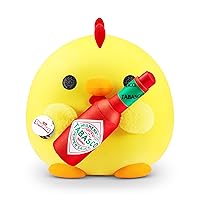 (Tabasco) Chicken Super Sized 14 inch Plush by ZURU, Ultra Soft Plush, Collectible Plush with Real Licensed Brands, Stuffed Animal