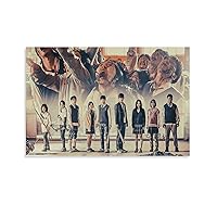 RCIDOS All of Us Are Dead Poster South Korean TV Drama Posters Canvas Painting Posters And Prints Wall Art Pictures for Living Room Bedroom Decor 08x12inch(20x30cm) Unframe-style