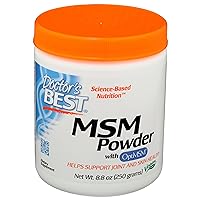 MSM Powder with OptiMSM, Non-GMO, Vegan, 250 Grams (Pack of 1)