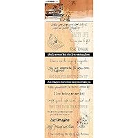 Just Lou Chipboard Butterfly Collection 105x297mm nr.08