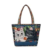 Chinese style new canvas bag versatile durable niche style embroidered work handbag