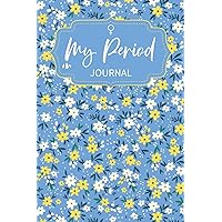Period Tracker Journal | Menstrual cycle tracker for young girls, teens and women | undated 4 year monthly calendar notebook: Flower cover design | ... x 9